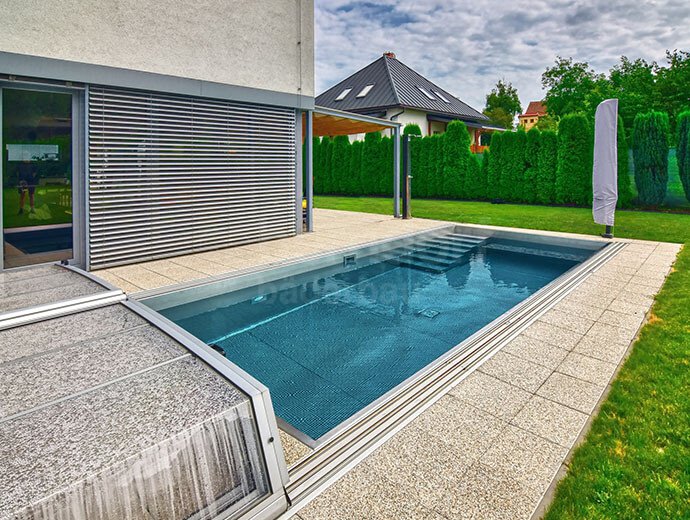 Skimmerové nerezové bazény